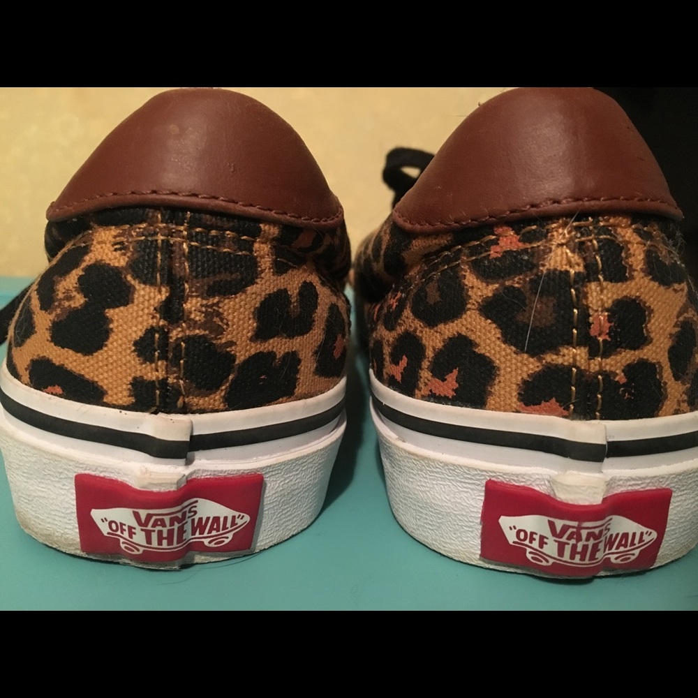 Leopard Print Vans Sneakers